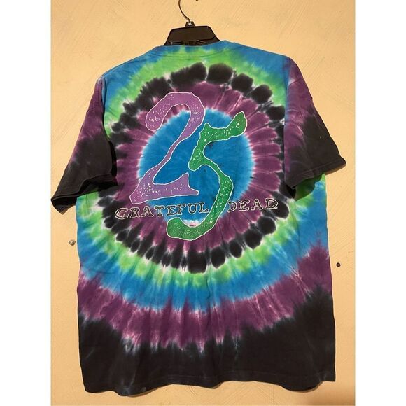 Liquid Blue Vintage Grateful Dead 25th Anniversary Calendar Graphic XL Tshirt - Picture 7 of 7